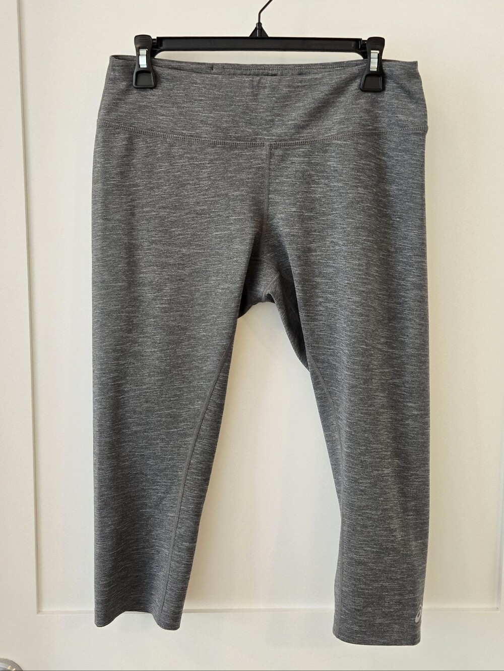 Asics Gray Athletic Capri Leggings Sz L